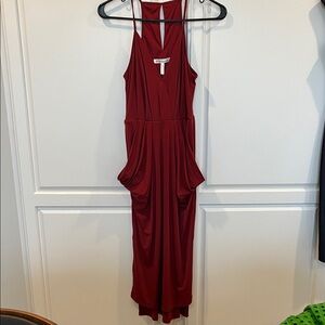 BCBGeneration Deep Red Sleeveless Dress